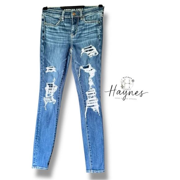 AMERICAN  EAGLE | Next Level Stretch Jegging Size 2Regular EUC {146} - Picture 1 of 9